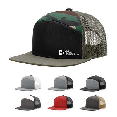 7 Panel Trucker Cap Hat