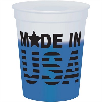 16 Oz. Smooth Mood Stadium Cup (Natural To Color)