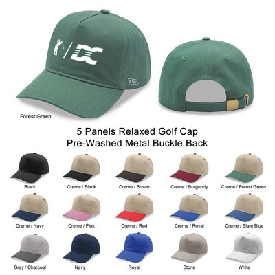 5 Panel Relaxed Golf Hat Dad Cap