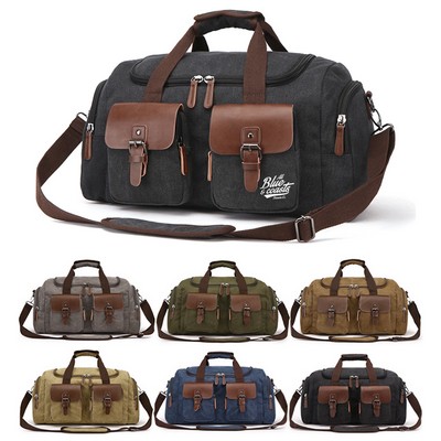 Classical Canvas Travel Duffel Bag