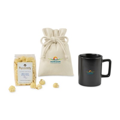 Poppinsanity Artisanal Popcorn Mug Stuffer - Matte Black