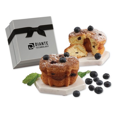 Single-Serve Blueberry Bundt Cake